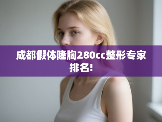 成都假体隆胸280cc整形专家排名!