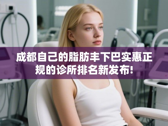 成都自己的脂肪丰下巴实惠正规的诊所排名新发布!