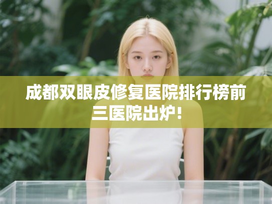 成都双眼皮修复医院排行榜前三医院出炉!