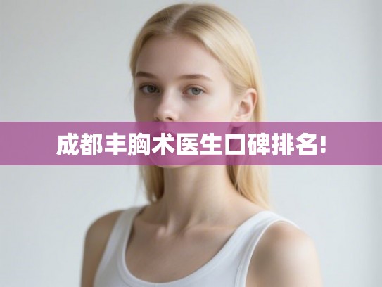 成都丰胸术医生口碑排名!