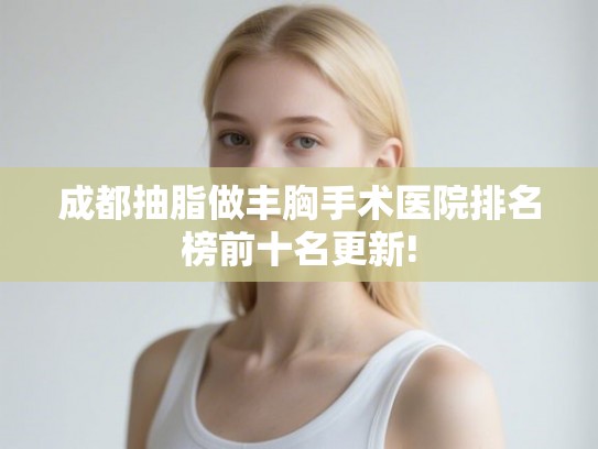 成都抽脂做丰胸手术医院排名榜前十名更新!