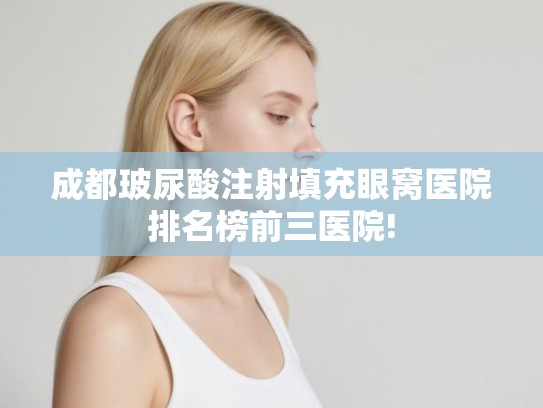 成都玻尿酸注射填充眼窝医院排名榜前三医院!