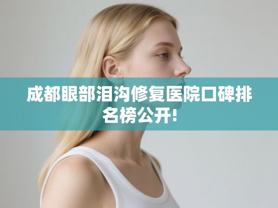 成都眼部泪沟修复医院口碑排名榜公开!