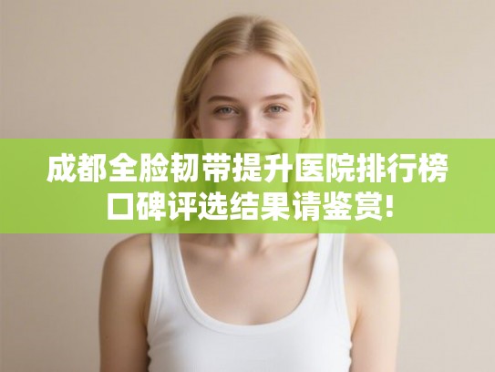 成都全脸韧带提升医院排行榜口碑评选结果请鉴赏!