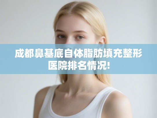 成都鼻基底自体脂肪填充整形医院排名情况!