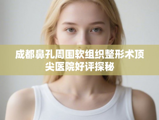 成都鼻孔周围软组织整形术顶尖医院好评探秘