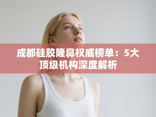成都硅胶隆鼻权威榜单：5大顶级机构深度解析