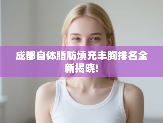 成都自体脂肪填充丰胸排名全新揭晓!