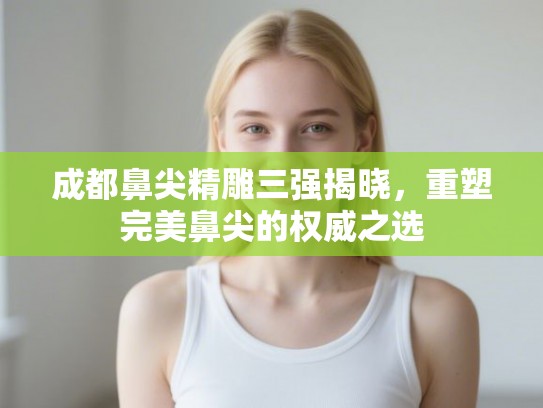 成都鼻尖精雕三强揭晓，重塑完美鼻尖的权威之选