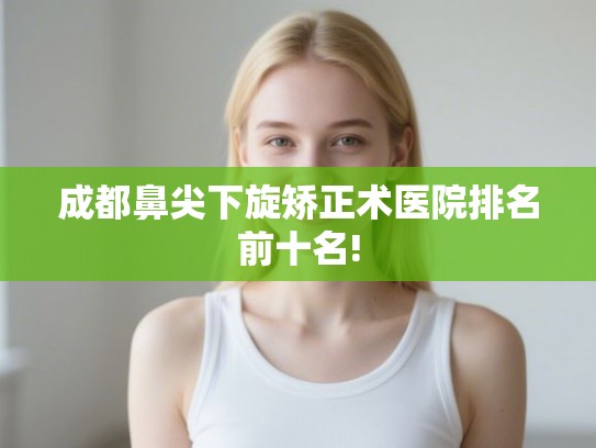 成都鼻尖下旋矫正术医院排名前十名!