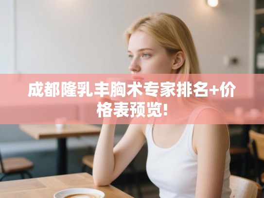 成都隆乳丰胸术专家排名+价格表预览!