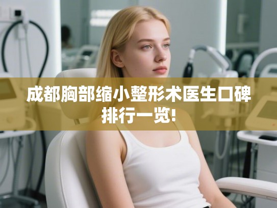 成都胸部缩小整形术医生口碑排行一览!