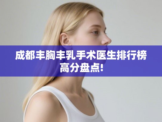 成都丰胸丰乳手术医生排行榜高分盘点!