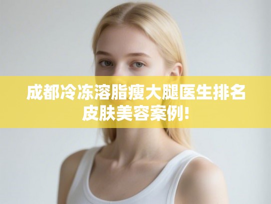 成都冷冻溶脂瘦大腿医生排名皮肤美容案例! 成都冷冻溶脂瘦大腿医生排名皮肤美容案例!