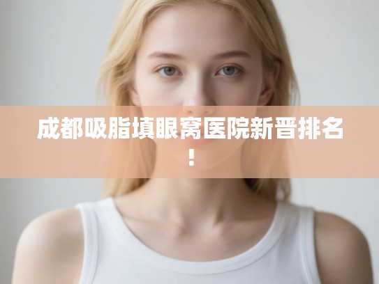 成都吸脂填眼窝医院新晋排名!
