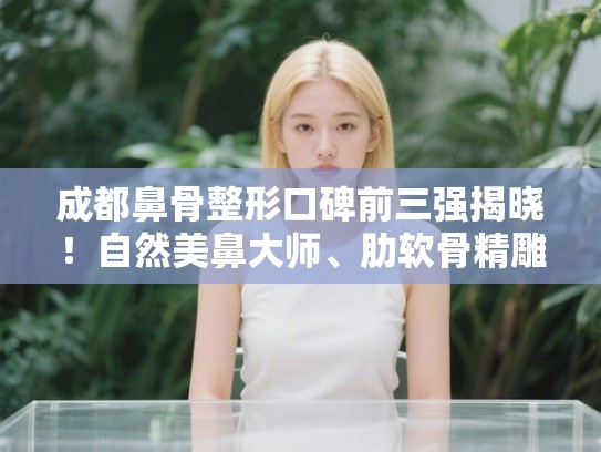 成都鼻骨整形口碑前三强揭晓！自然美鼻大师、肋软骨精雕专家、面部美学设计师谁更适合你？