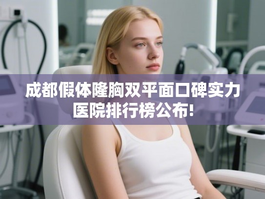 成都假体隆胸双平面口碑实力医院排行榜公布! 成都假体隆胸双平面口碑实力医院排行榜公布!