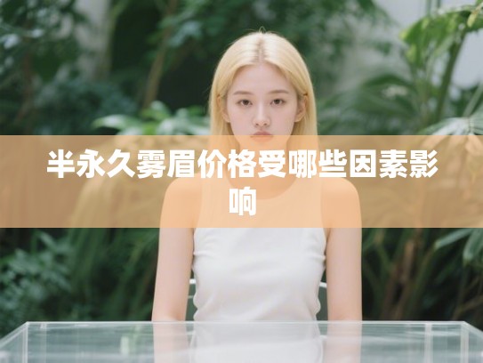半永久雾眉价格受哪些因素影响
