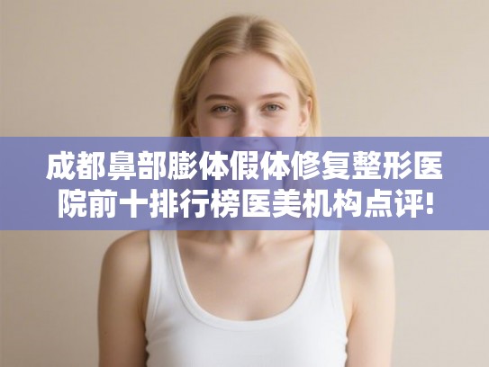 成都鼻部膨体假体修复整形医院前十排行榜医美机构点评!