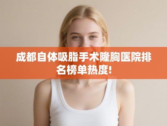 成都自体吸脂手术隆胸医院排名榜单热度!