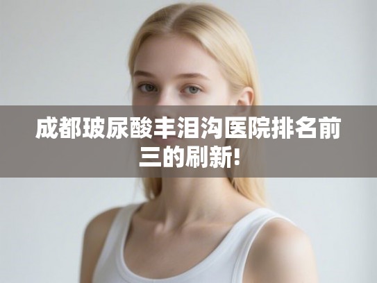 成都玻尿酸丰泪沟医院排名前三的刷新!