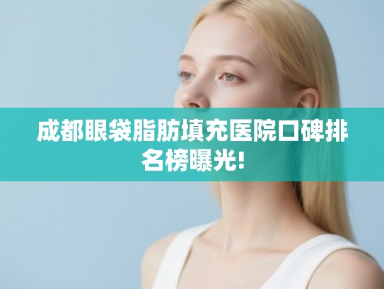 成都眼袋脂肪填充医院口碑排名榜曝光! 成都眼袋脂肪填充医院口碑排名榜曝光!