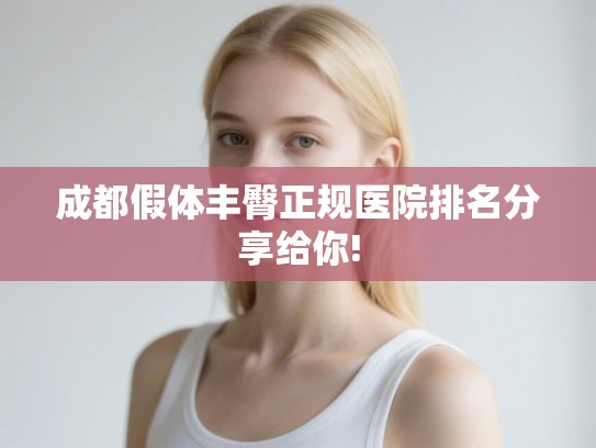 成都假体丰臀正规医院排名分享给你!