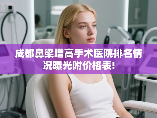 成都鼻梁增高手术医院排名情况曝光附价格表!
