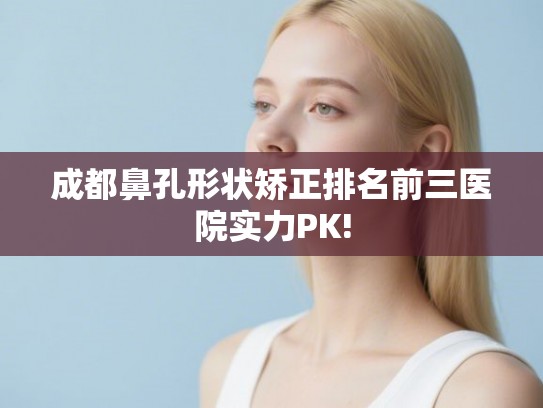 成都鼻孔形状矫正排名前三医院实力PK!