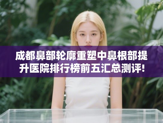 成都鼻部轮廓重塑中鼻根部提升医院排行榜前五汇总测评!