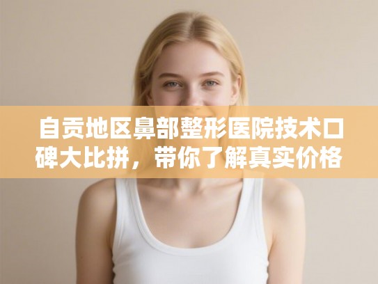 自贡地区鼻部整形医院技术口碑大比拼，带你了解真实价格与选择门道