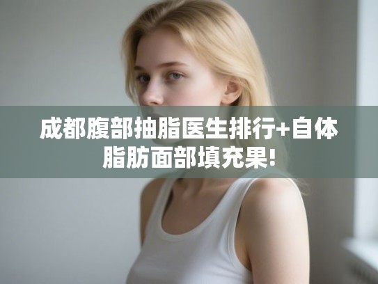 成都腹部抽脂医生排行+自体脂肪面部填充果!