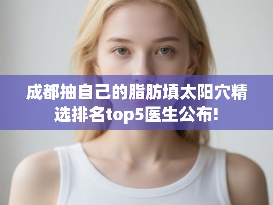 成都抽自己的脂肪填太阳穴精选排名top5医生公布!