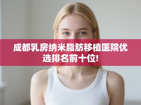 成都乳房纳米脂肪移植医院优选排名前十位!