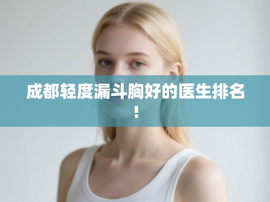 成都轻度漏斗胸好的医生排名!