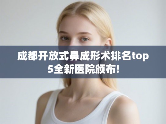 成都开放式鼻成形术排名top5全新医院颁布!