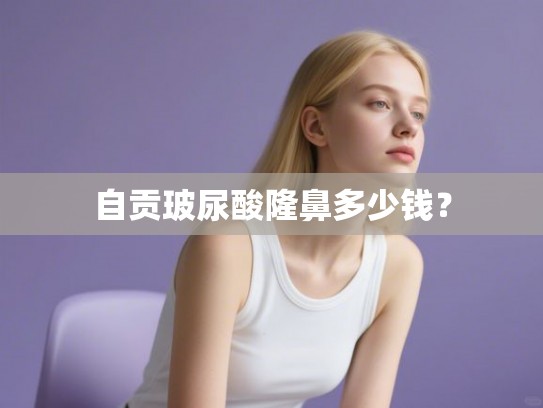 自贡玻尿酸隆鼻多少钱? 自贡玻尿酸隆鼻多少钱?