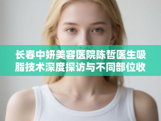 长春中妍美容医院陈哲医生吸脂技术深度探访与不同部位收费明细一览