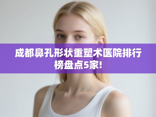 成都鼻孔形状重塑术医院排行榜盘点5家! 成都鼻孔形状重塑术医院排行榜盘点5家!