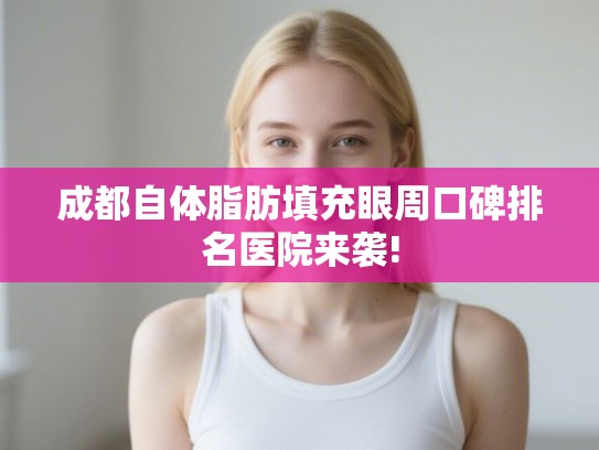 成都自体脂肪填充眼周口碑排名医院来袭! 成都自体脂肪填充眼周口碑排名医院来袭!