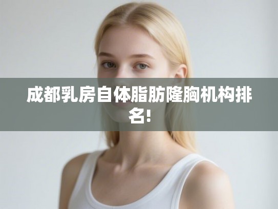 成都乳房自体脂肪隆胸机构排名! 成都乳房自体脂肪隆胸机构排名!