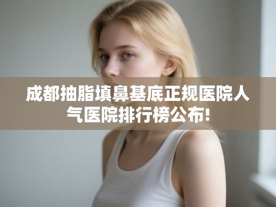 成都抽脂填鼻基底正规医院人气医院排行榜公布!
