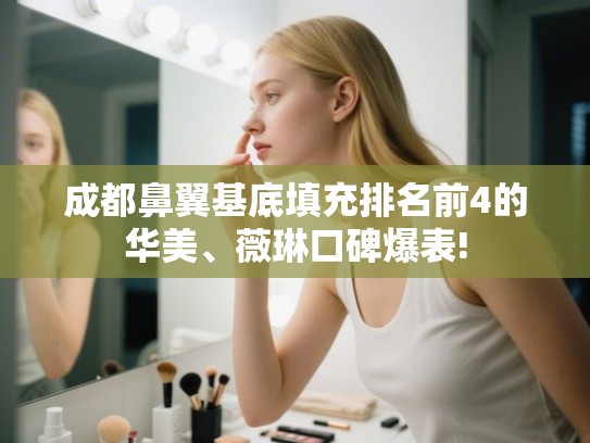 成都鼻翼基底填充排名前4的华美、薇琳口碑爆表!