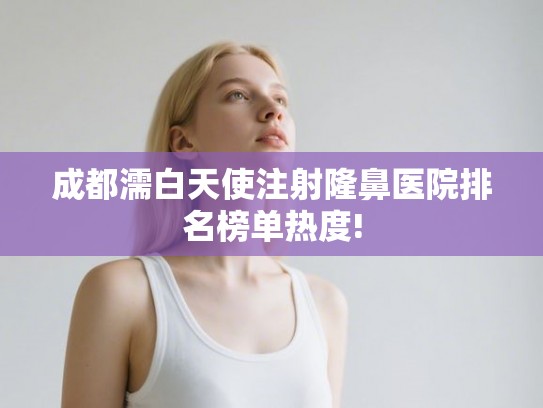 成都濡白天使注射隆鼻医院排名榜单热度!
