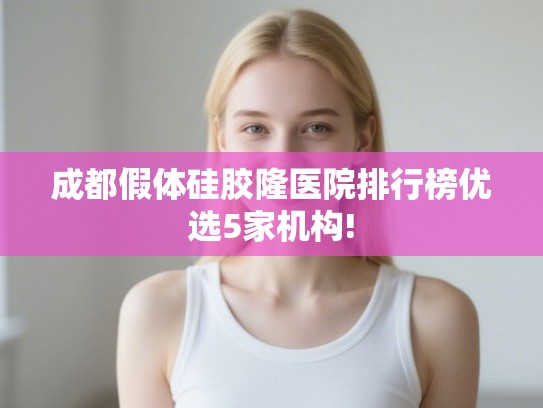 成都假体硅胶隆医院排行榜优选5家机构! 成都假体硅胶隆医院排行榜优选5家机构!