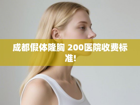 成都假体隆胸 200医院收费标准! 成都假体隆胸 200医院收费标准!