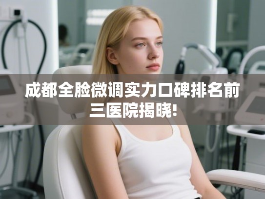 成都全脸微调实力口碑排名前三医院揭晓!