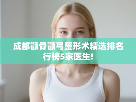成都颧骨颧弓整形术精选排名行榜5家医生! 成都颧骨颧弓整形术精选排名行榜5家医生!