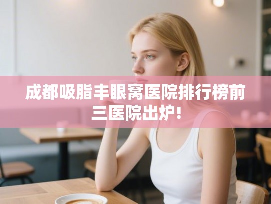 成都吸脂丰眼窝医院排行榜前三医院出炉!