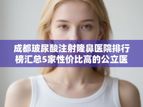成都玻尿酸注射隆鼻医院排行榜汇总5家性价比高的公立医院! 成都玻尿酸注射隆鼻医院排行榜汇总5家性价比高的公立医院!